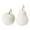 American Art Decor Cream Apple & Pear Fruit Tabletop Décor Set